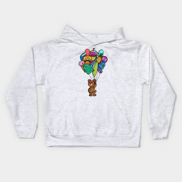 Doodle Kids Hoodie by Vlad.S. Art Studio